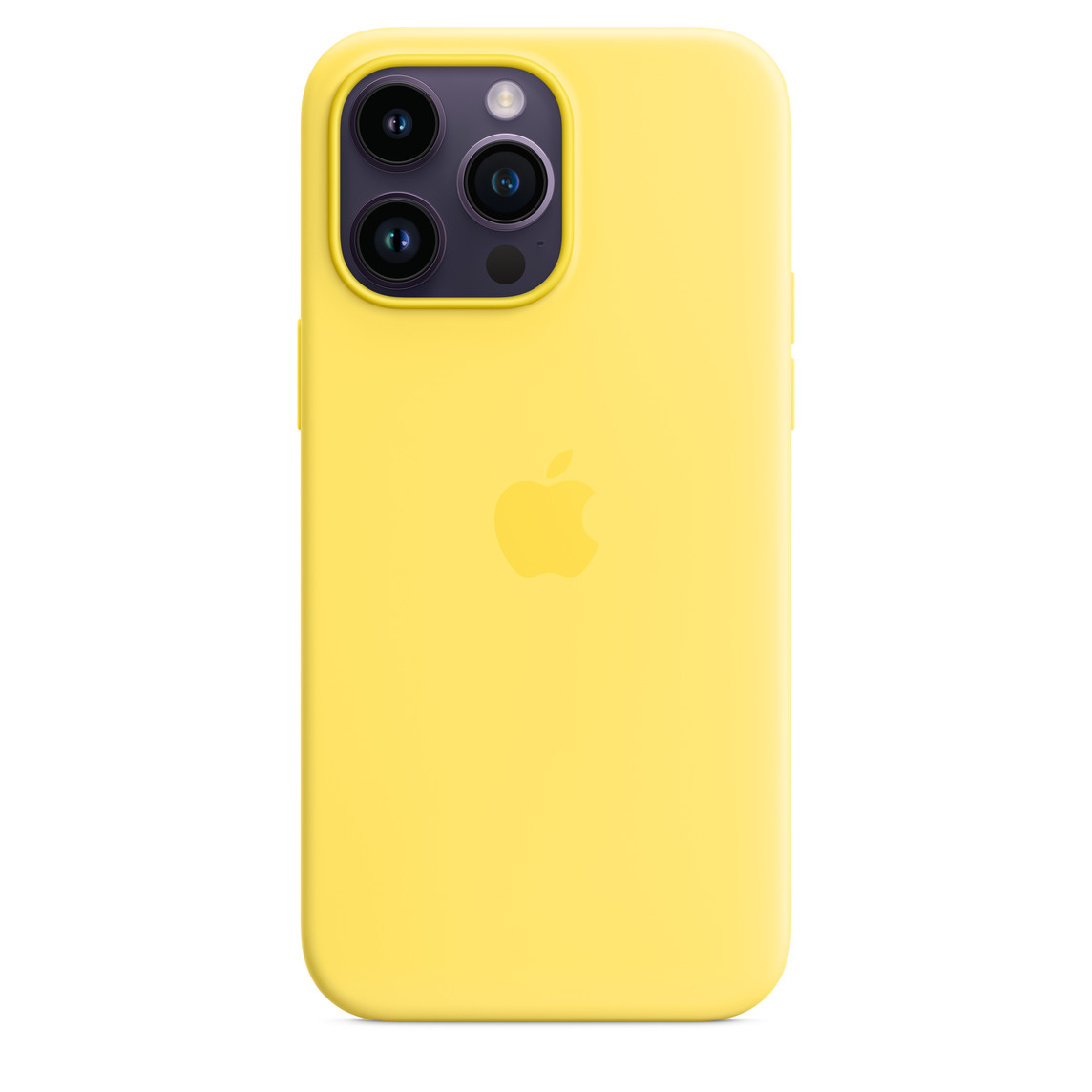 iPhone 14 Pro Max szilikontok kanárisárga (MQUL3ZM/A) Apple gyári MagSafe-rögzítésű (SEASONAL 2023 Spring)
