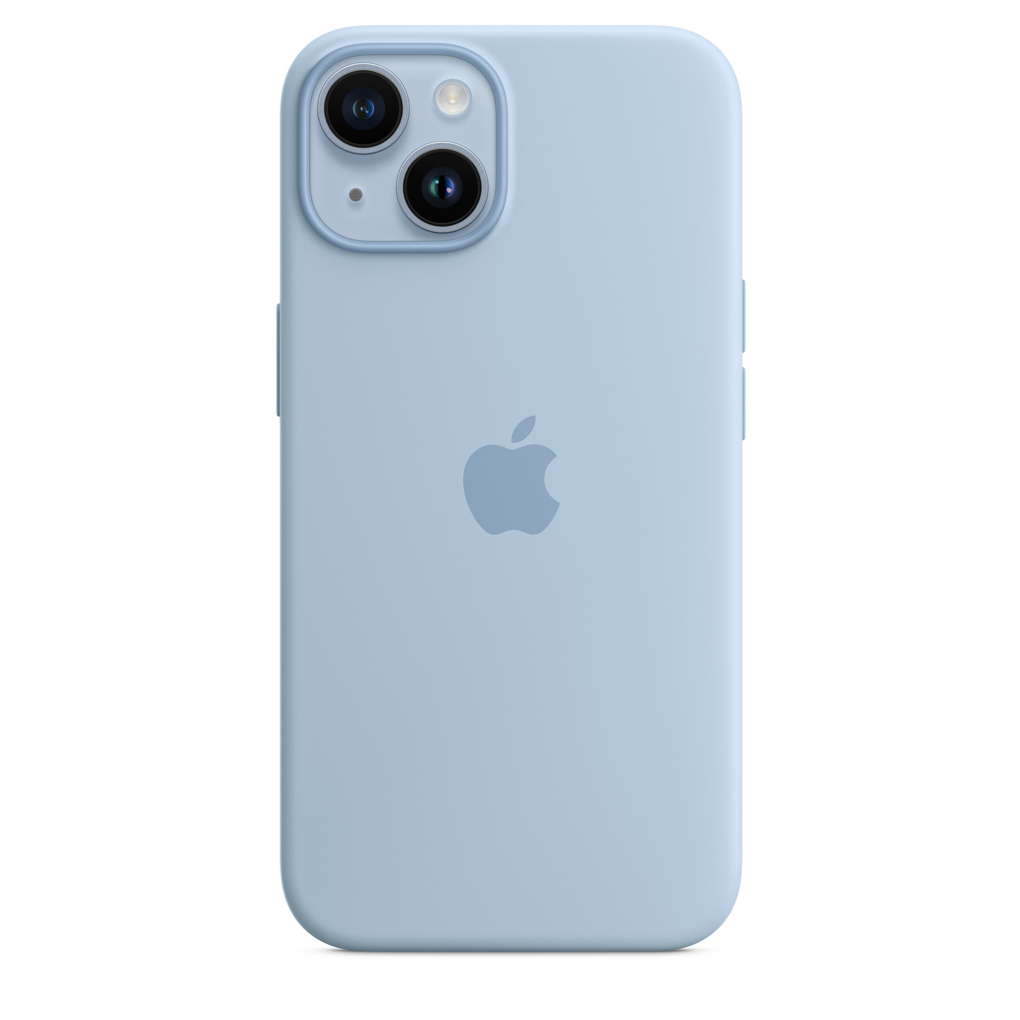 iPhone 14 szilikontok égboltkék (MQU93ZM/A) Apple gyári MagSafe-rögzítésű (SEASONAL 2023 Spring)