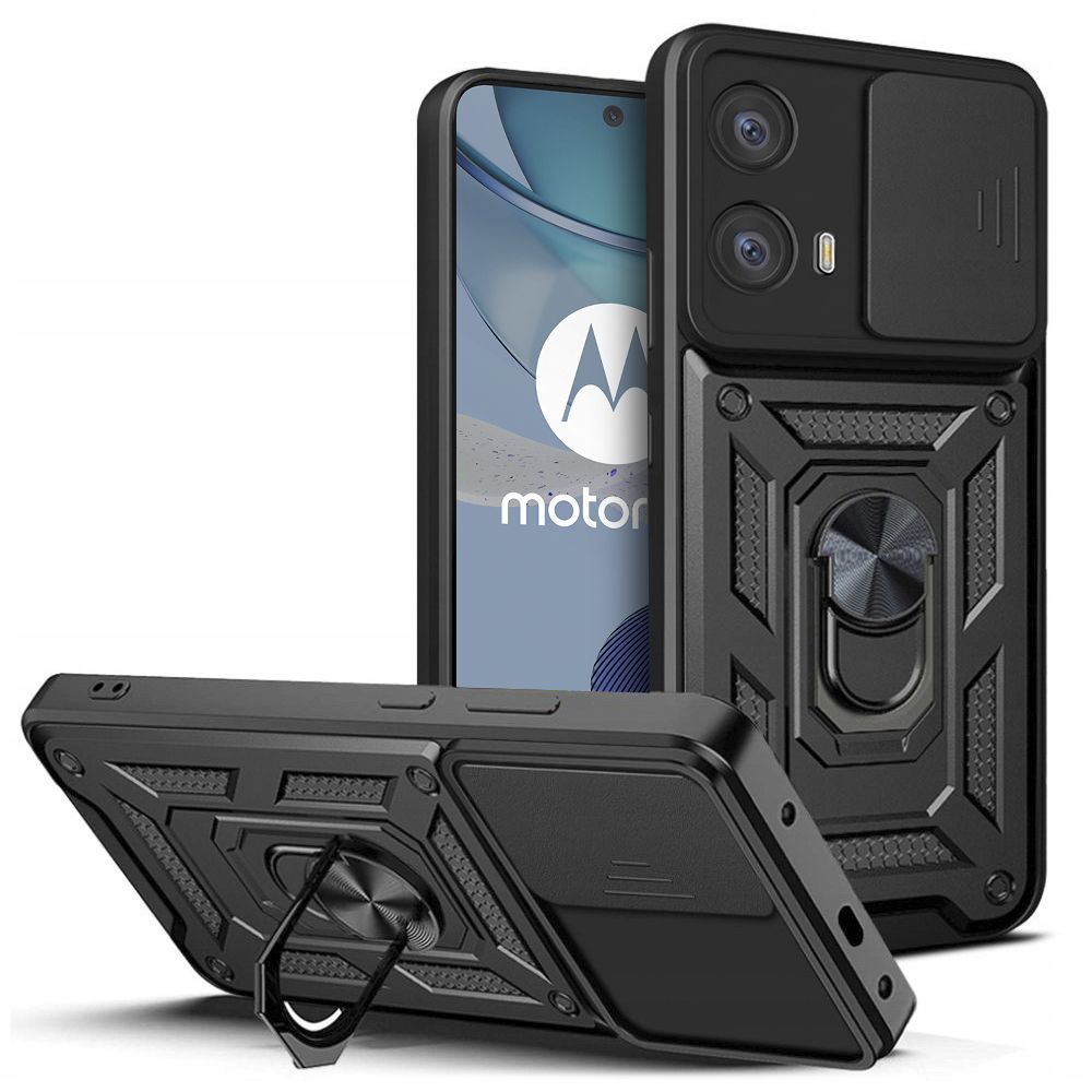 Motorola Moto G73 5G Tech-Protect Camshield Pro tok fekete