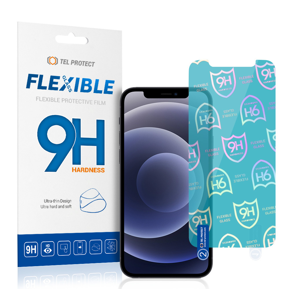 iPhone 12 Pro Max Tel Protect Best Flexible kijelzővédő üvegfólia