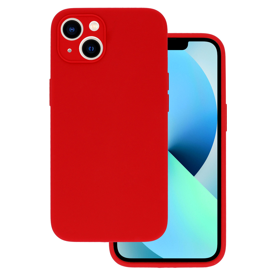 Samsung Galaxy A6 Plus (2018) Vennus Szilikon Lite Tok piros
