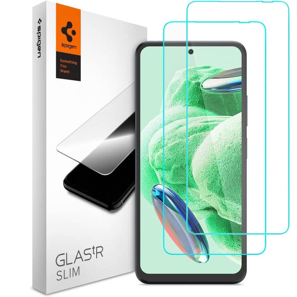 Xiaomi Redmi Note 12 5G/Poco X5 5G Spigen Glas.TR Slim kijelzővédő üvegfólia 2db