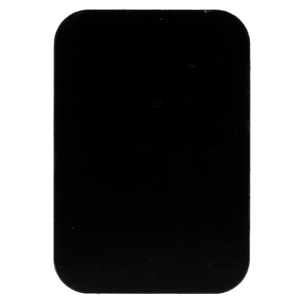 Fémlap mágneses tartóhoz négyzet alakú fekete