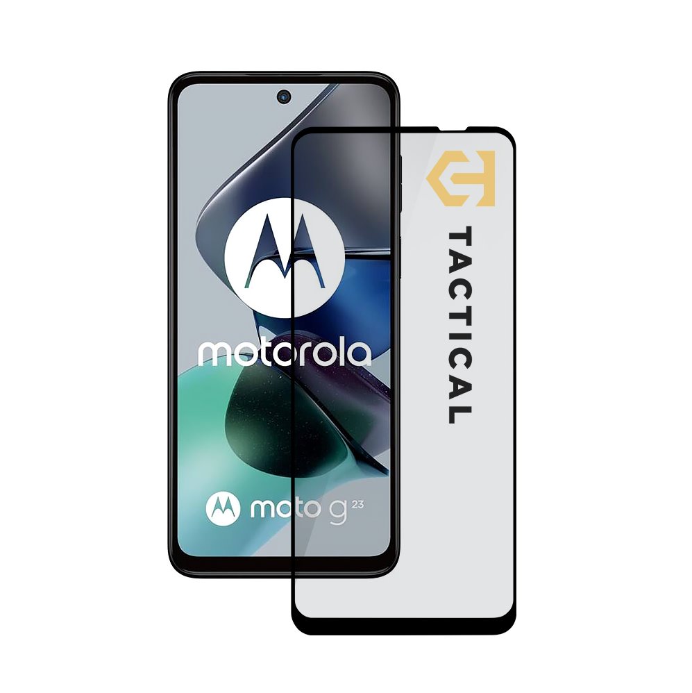 Motorola G23 Tactical Shield 5D kijelzővédő üvegfólia fekete