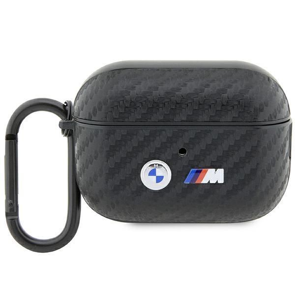 AirPods Pro 2 BMW BMAP2WMPUCA2 Carbon Double Metal Logo tok fekete