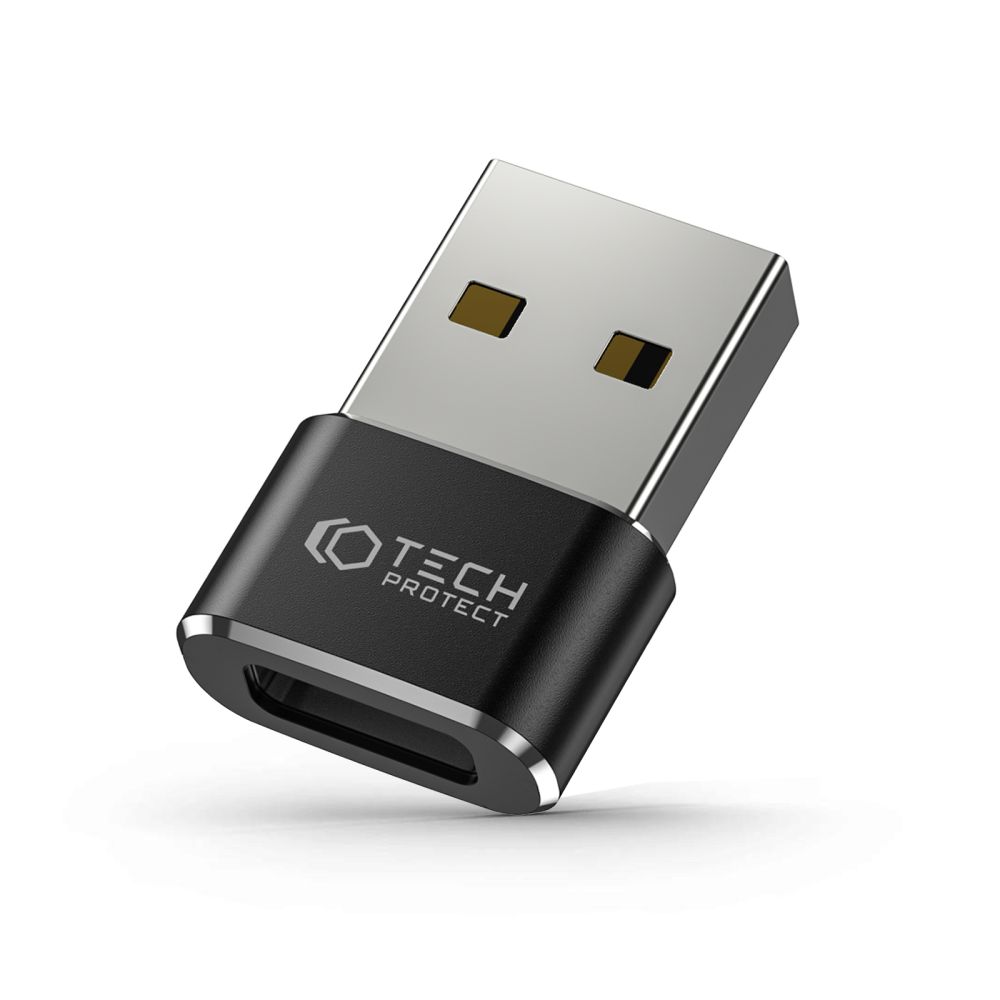 Tech-Protect Ultraboost USB - Type C adapter fekete