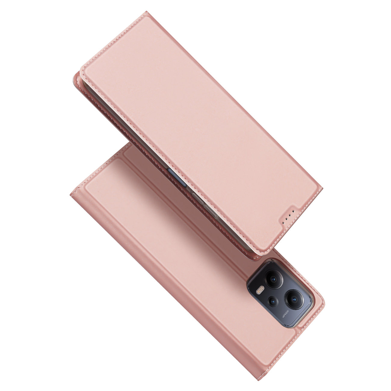 Xiaomi Redmi Note 12 5G/Poco X5 5G Dux Ducis Skinpro fliptok rózsaszín