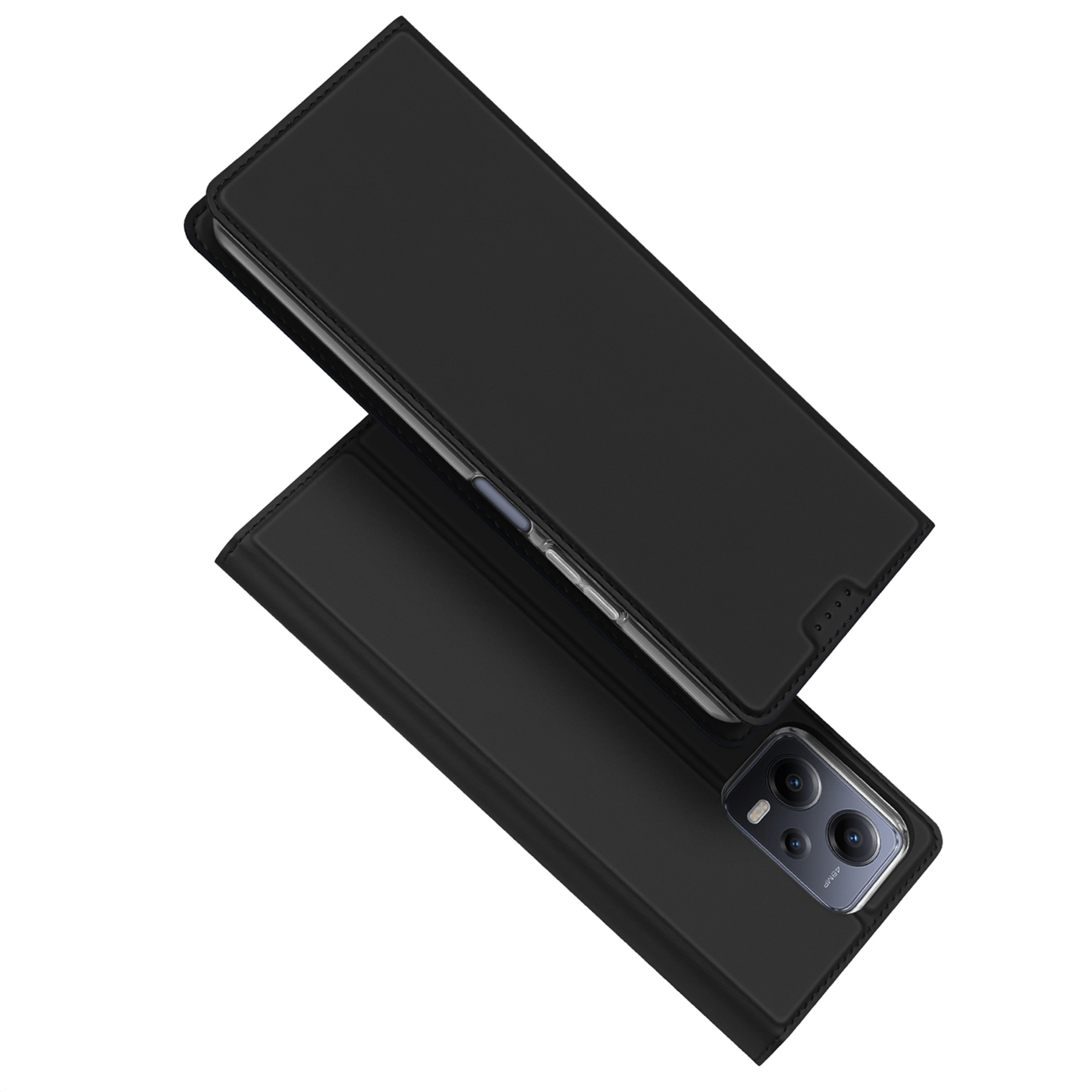 Xiaomi Redmi Note 12 Dux Ducis Skinpro fliptok fekete