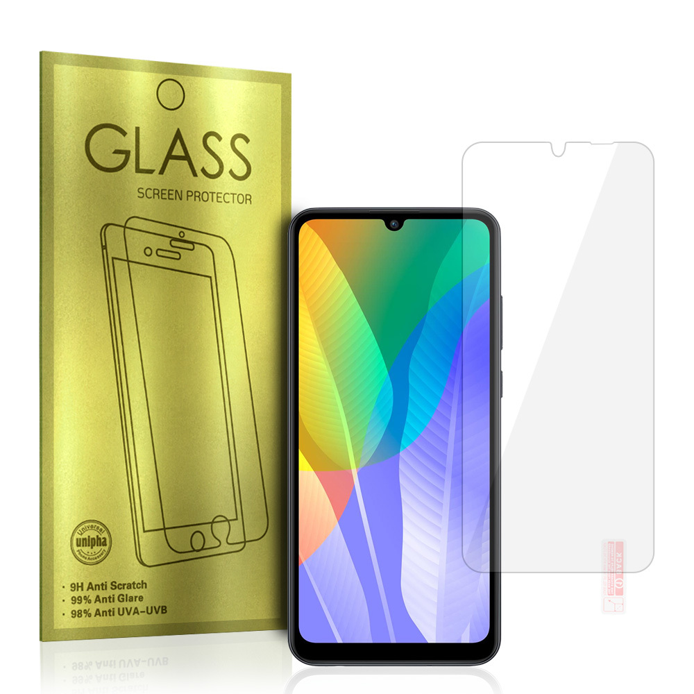 Huawei Y6P Glass Gold kijelzővédő üvegfólia
