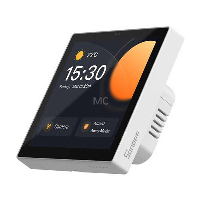 Sonoff intelligens otthoni vezérlőpanel érintőképernyővel Zigbee 3.0 Google Assistant, Alexa fehér (NSPanel Pro)