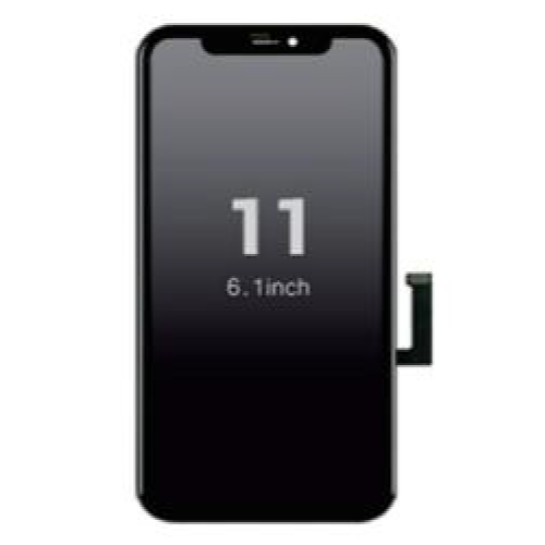 iPhone 11 LCD kijelző (AAA minőség) fekete, Timeway érintőpanellel
