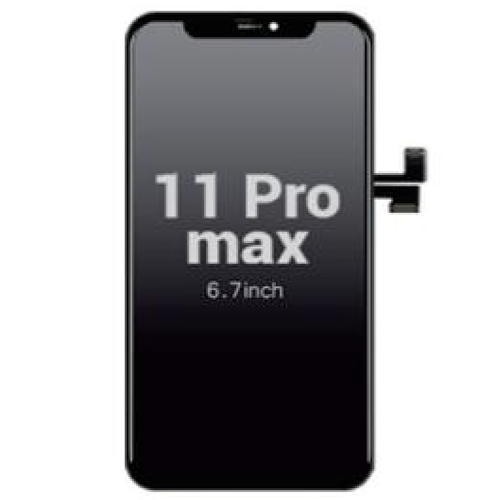 iPhone 11 Pro Max LCD kijelző (TW-Incell) fekete, Timeway érintőpanellel
