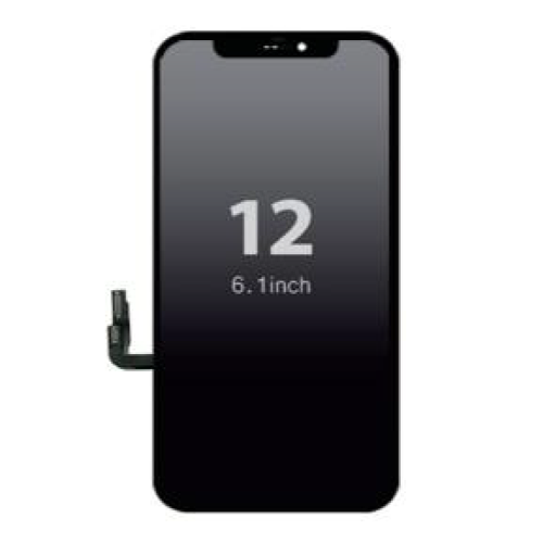 iPhone 12/12 Pro LCD kijelző (TW-Incell) fekete, Timeway érintőpanellel