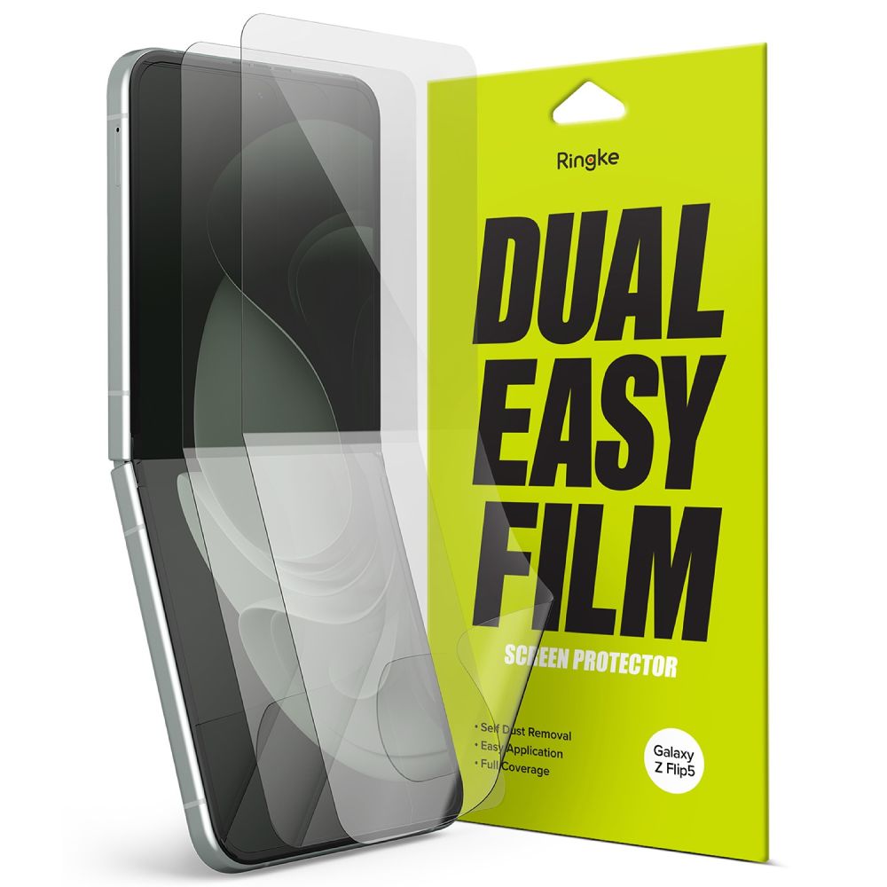 Samsung Galaxy Z Flip 4/5 Ringke Dual Easy 2x kijelzővédő PET fólia