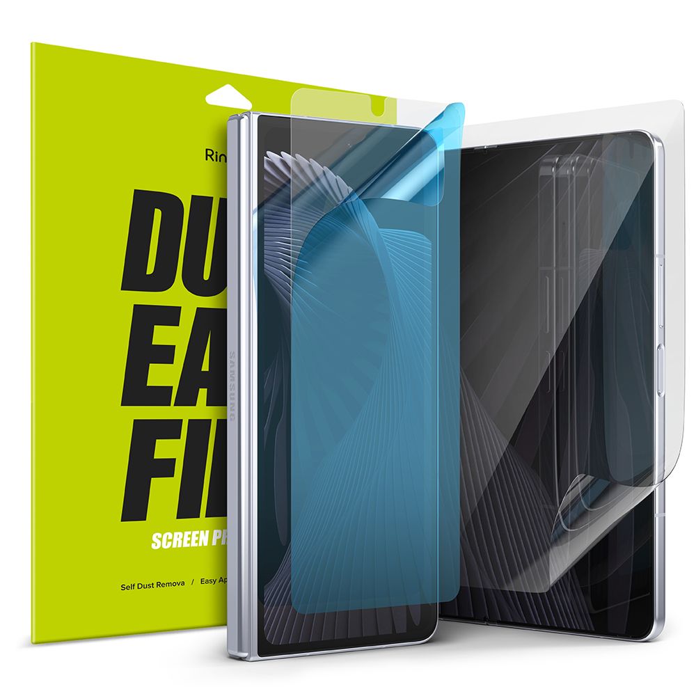 Samsung Galaxy Z Fold 5 Ringke Dual Easy kijelzővédő PET fólia szett
