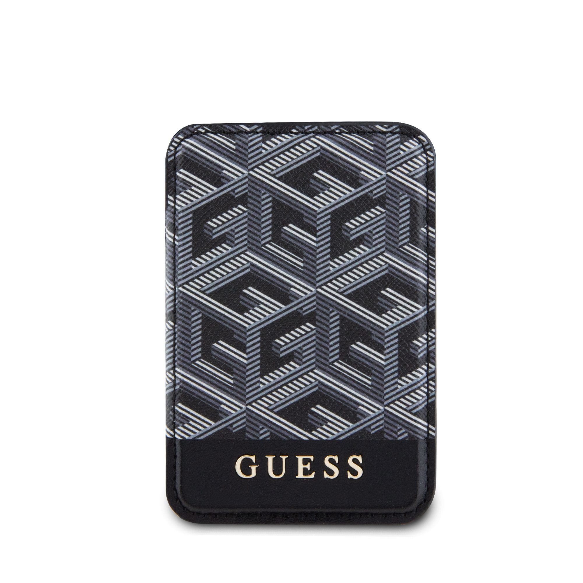 Guess G Cube MagSafe hátlapi kártyatartó fekete