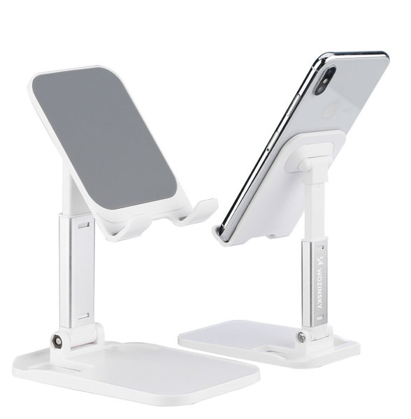 Wozinsky asztali telefon/tablet állvány állítható fehér (WFDPS-W1)