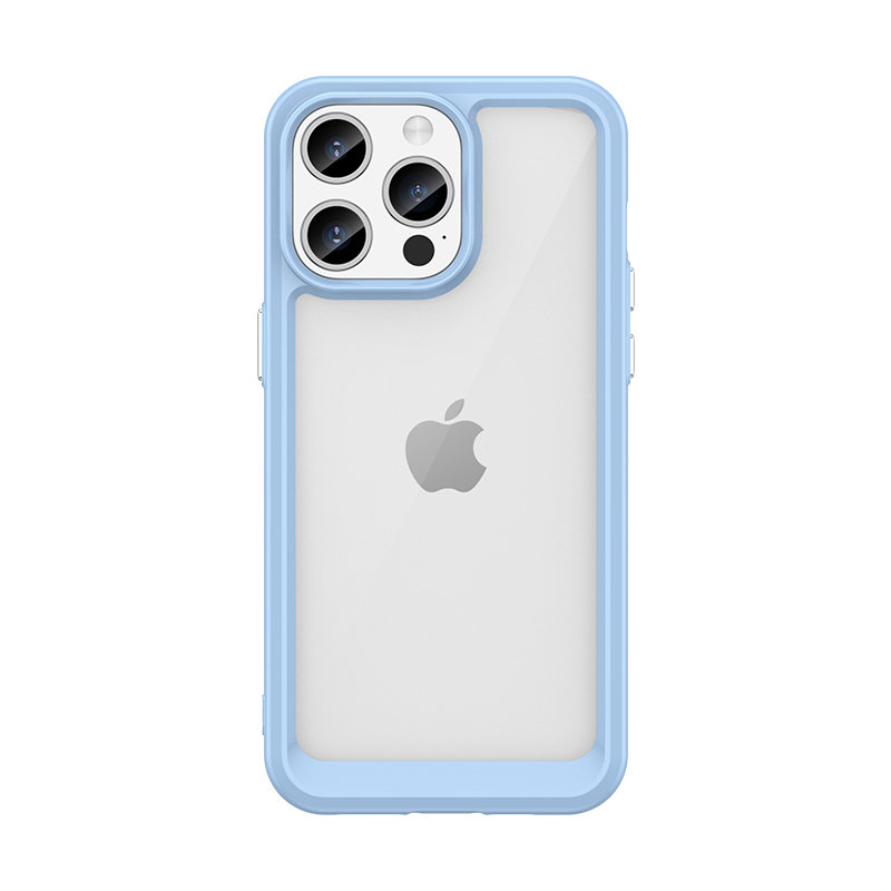 iPhone 15 Pro Max Outer Space tok kék kerettel