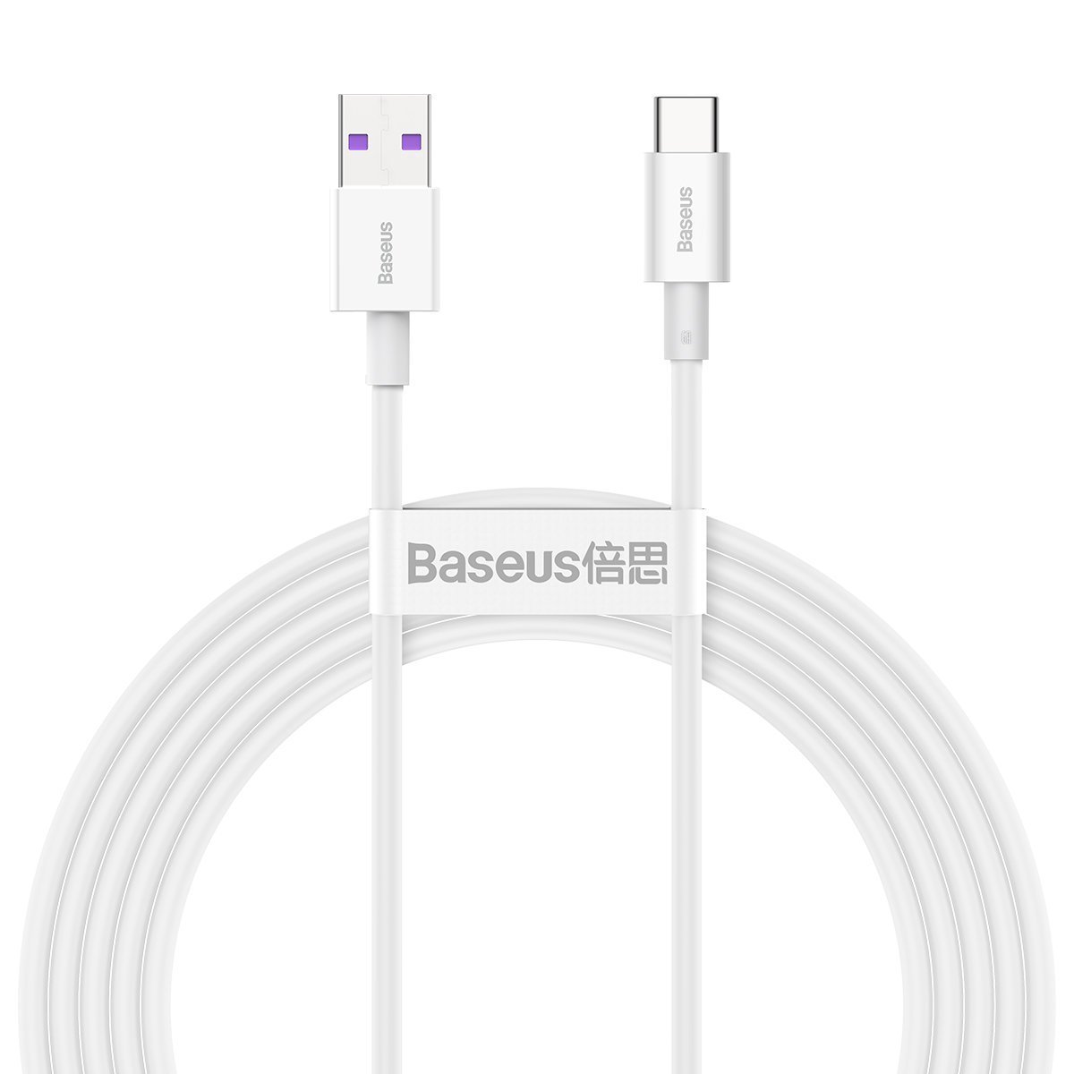 Baseus USB-A - USB-C Baseus Superior sorozatú kábel, 66W, 2m (fehér)