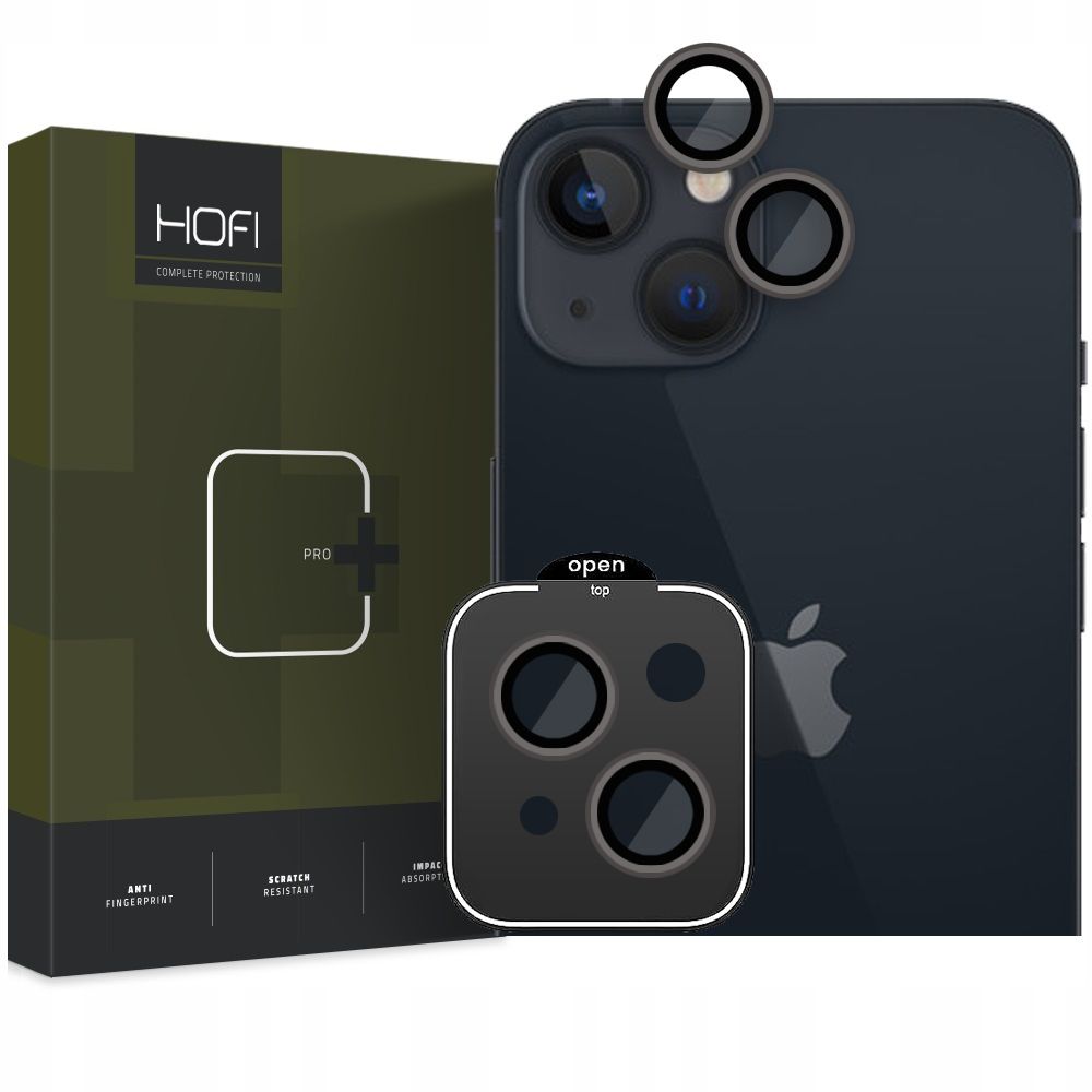 iPhone 15/15 Plus Hofi CamRing Pro+ kameralencse védő üvegfólia fekete