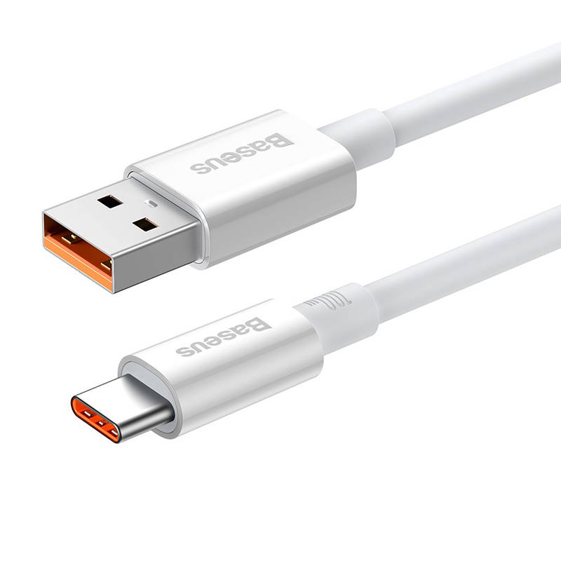 Baseus Superior USB-A - USB-C kábel 100W 2m (fehér)