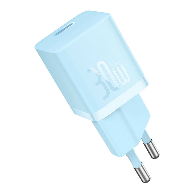 Baseus GaN5 mini USB-C hálózati töltő adapter 30W (kék)