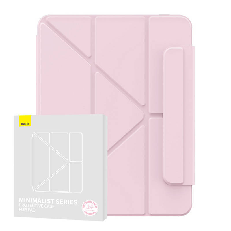 iPad Pro 11'' (2018/2020/2021) Baseus Minimalist mágneses tok rózsaszín