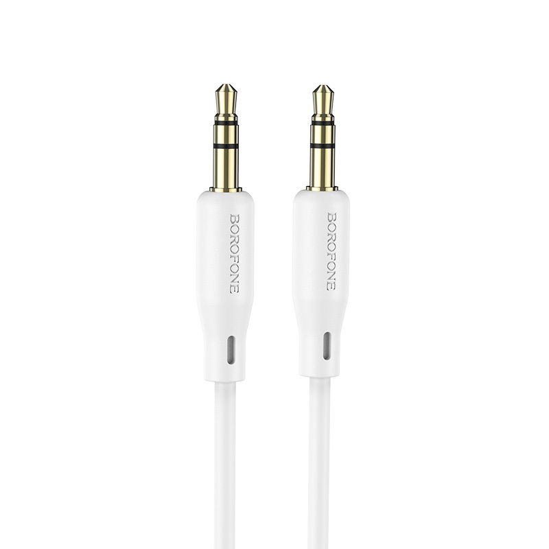 Borofone adapter BL18 audio jack 3,5 mm - jack 3,5 mm 1m fehér