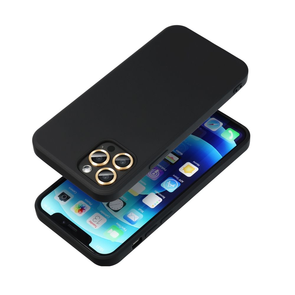 iPhone 15 Pro Max SILICONE Case tok, telefontok fekete