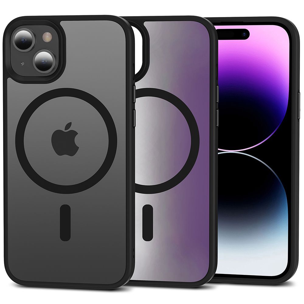 iPhone 15 Tech-Protect Magmat Magsafe telefontok matt fekete