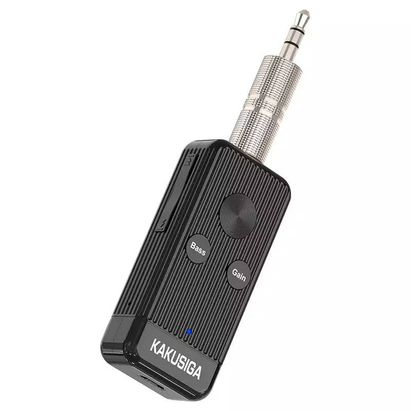 KAKUSIGA KSC-775 YINHU Bluetooth adapter mikrofonnal AUX mini jack 3,5 mm + microSD fekete