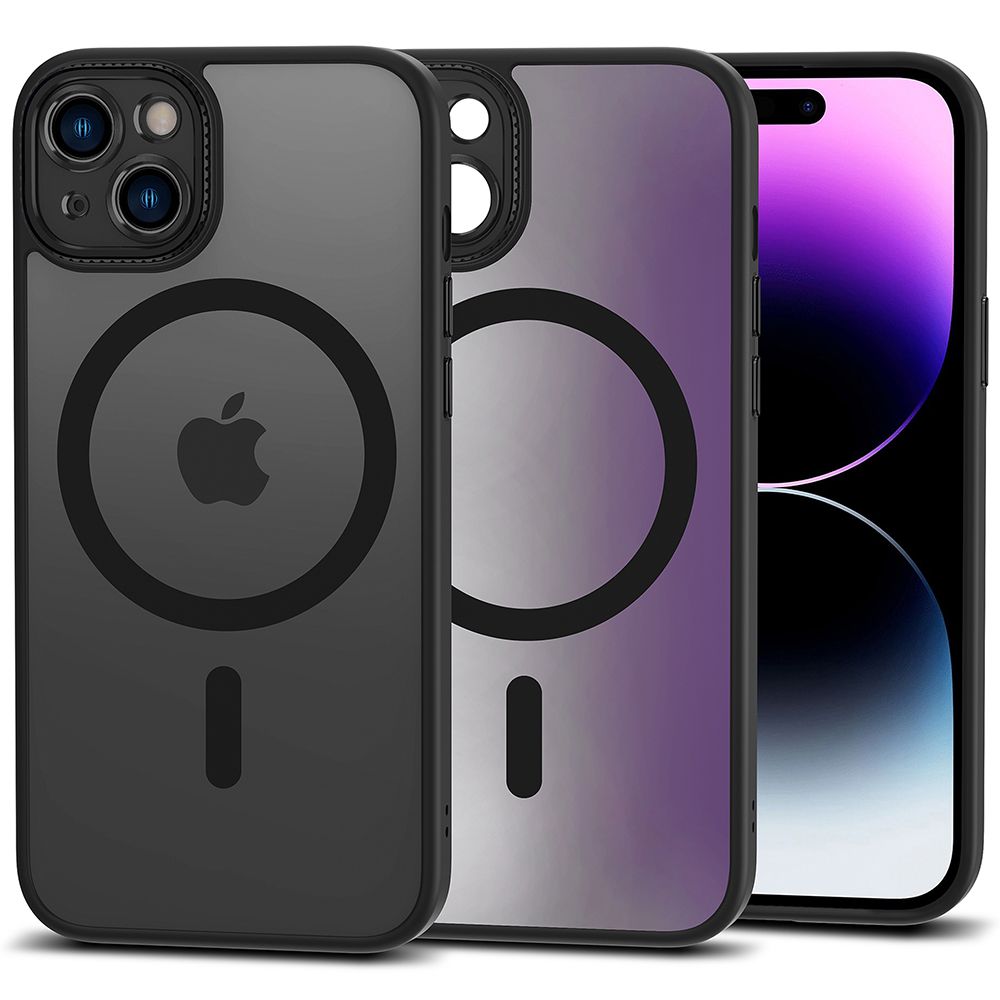 iPhone 15 Tech-Protect Magmat Cam+ MagSafe tok matt fekete