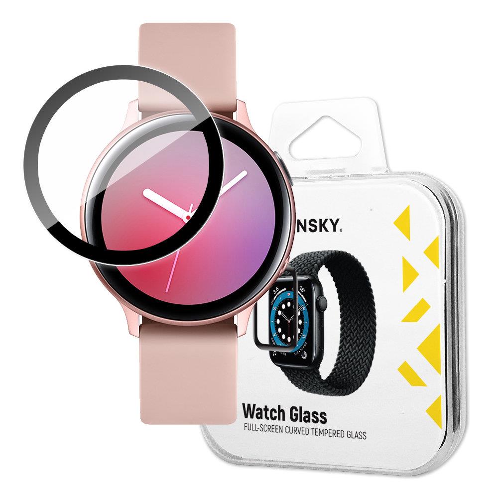 Samsung Galaxy Watch Active 2 44mm Wozinsky Hibrid kijelzővédő üvegfólia fekete