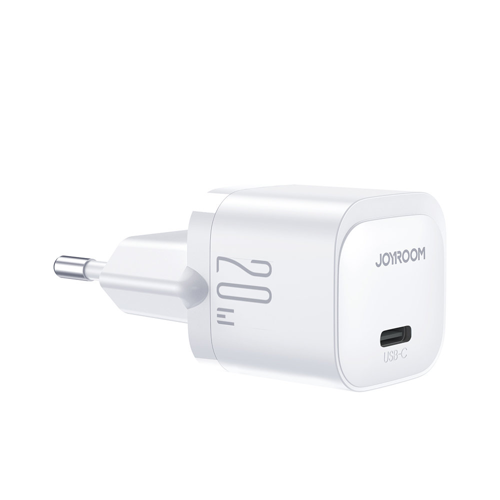 Joyroom PD JR-TCF02 mini hálózati töltő adapter USB C 20W fehér
