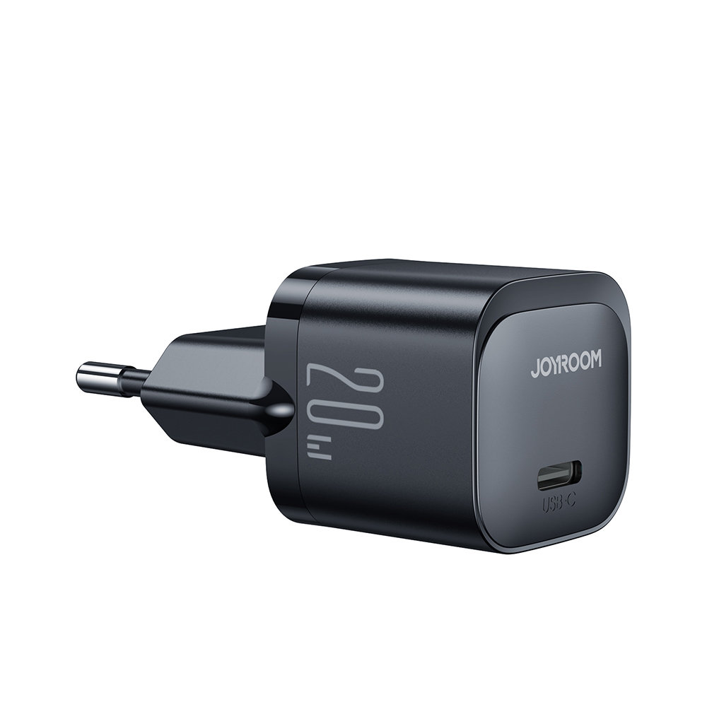 Joyroom 20W JR-TCF02 mini hálózati töltő adapter USB-C PD fekete