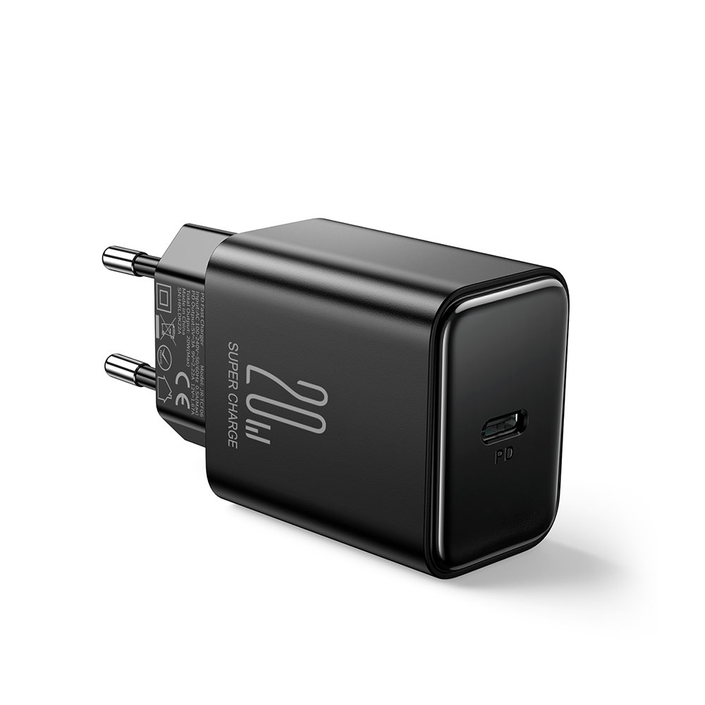 Joyroom hálózati töltő adapter JR-TCF06 USB C 20W PD fekete