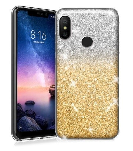 Huawei P20 Lite 2019 Glitter tok arany