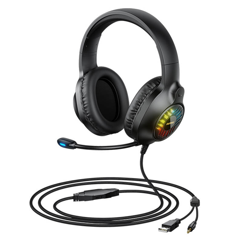Remax RM-850 gaming, gamer fejhallgató (fekete)