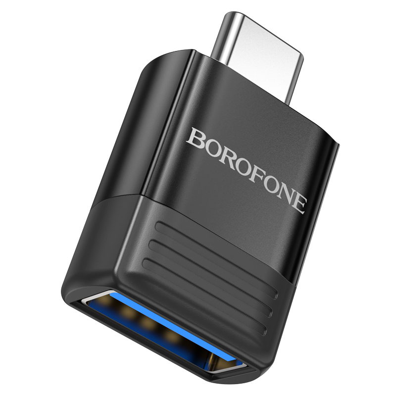 Borofone BV18 Type C - USB adapter OTG fekete