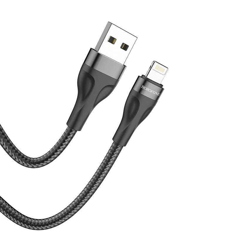 Borofone BX61 Source USB - Lightning 2,4A 1m fekete