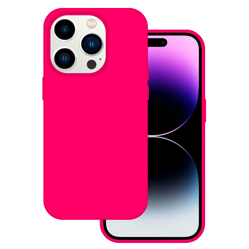 iPhone 15 Pro Tel Protect Silicone Premium tok rózsaszín