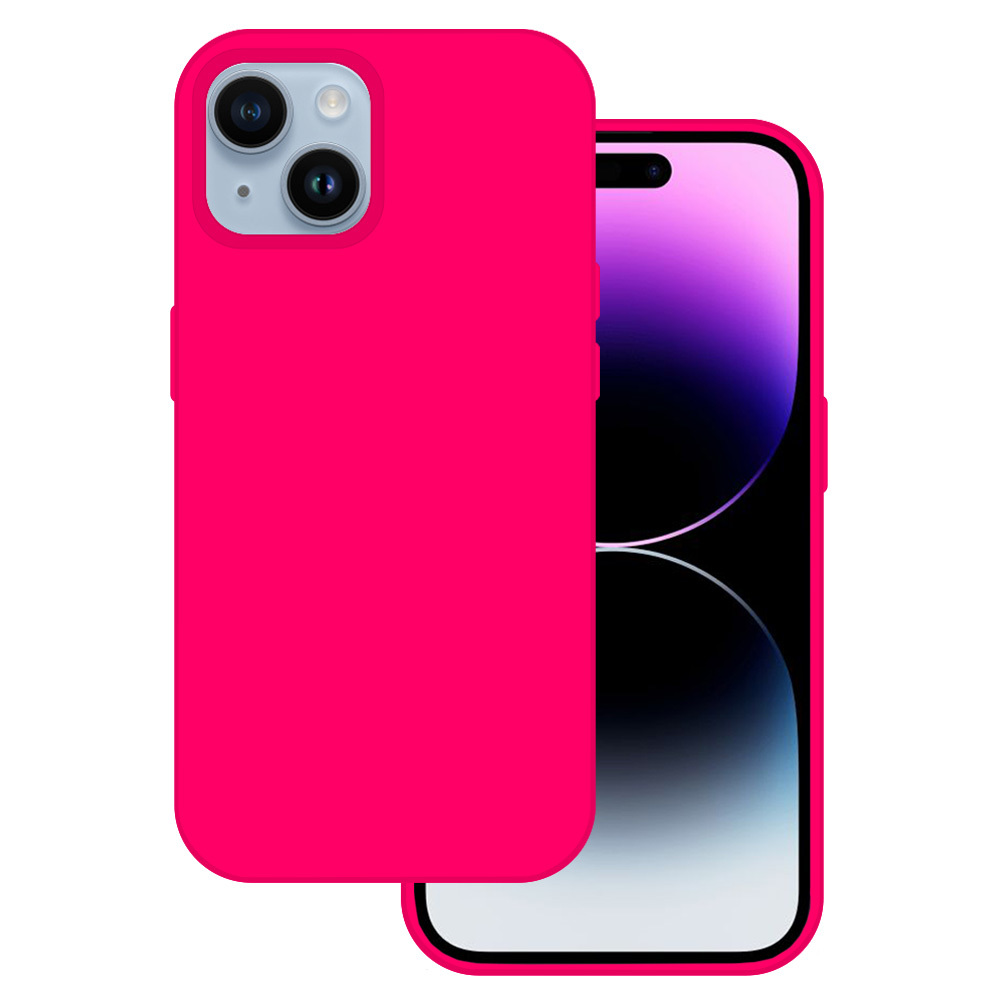 iPhone 15 Tel Protect Silicone Premium tok rózsaszín