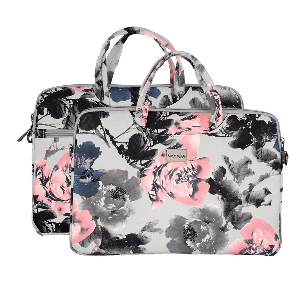 Wonder Briefcase laptop táska 15-16'' rózsa mintás