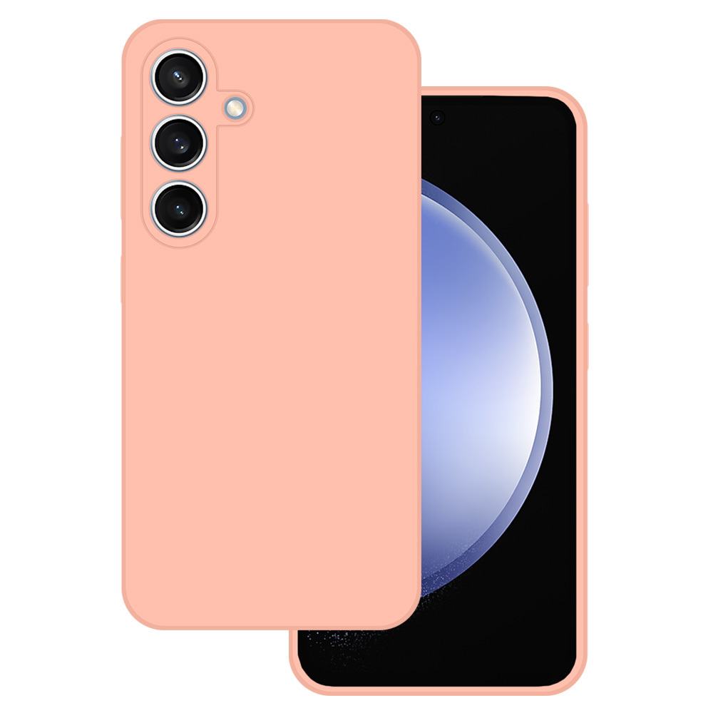 Samsung Galaxy A15 4G/5G Tel Protect Silicone Premium tok világos rózsaszín