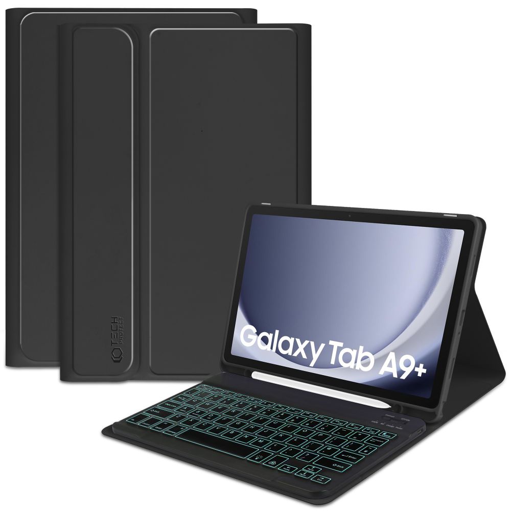 Samsung Galaxy Tab A9 Plus 11.0 X210/X215/X216 Tech-Protect SC Pen tok + billentyűzet fekete