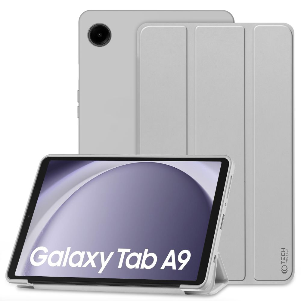 Samsung Galaxy TAB A9 8.7 X110/X115 Tech-protect Smartcase Tok szürke