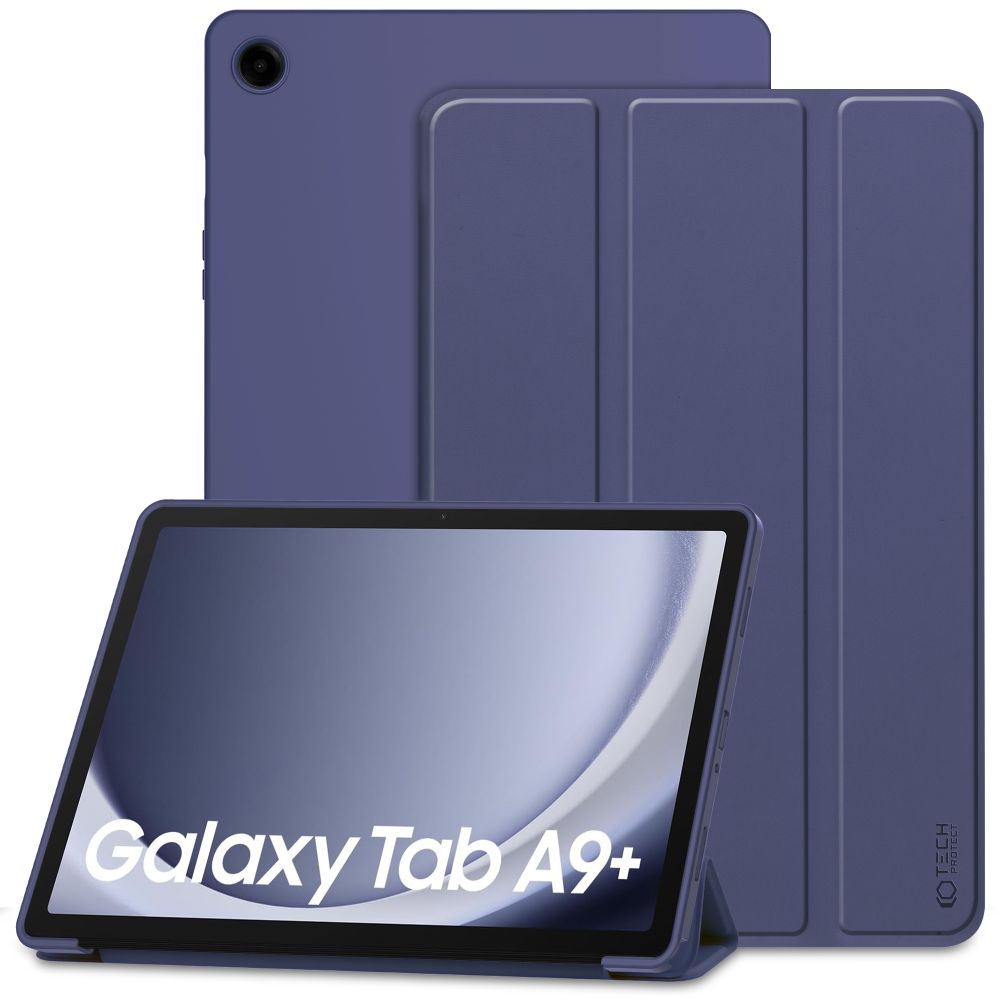 Samsung Galaxy TAB A9 Plus 11.0 X210 / X215 / X2165 Tech-protect Smartcase Tok sötétkék
