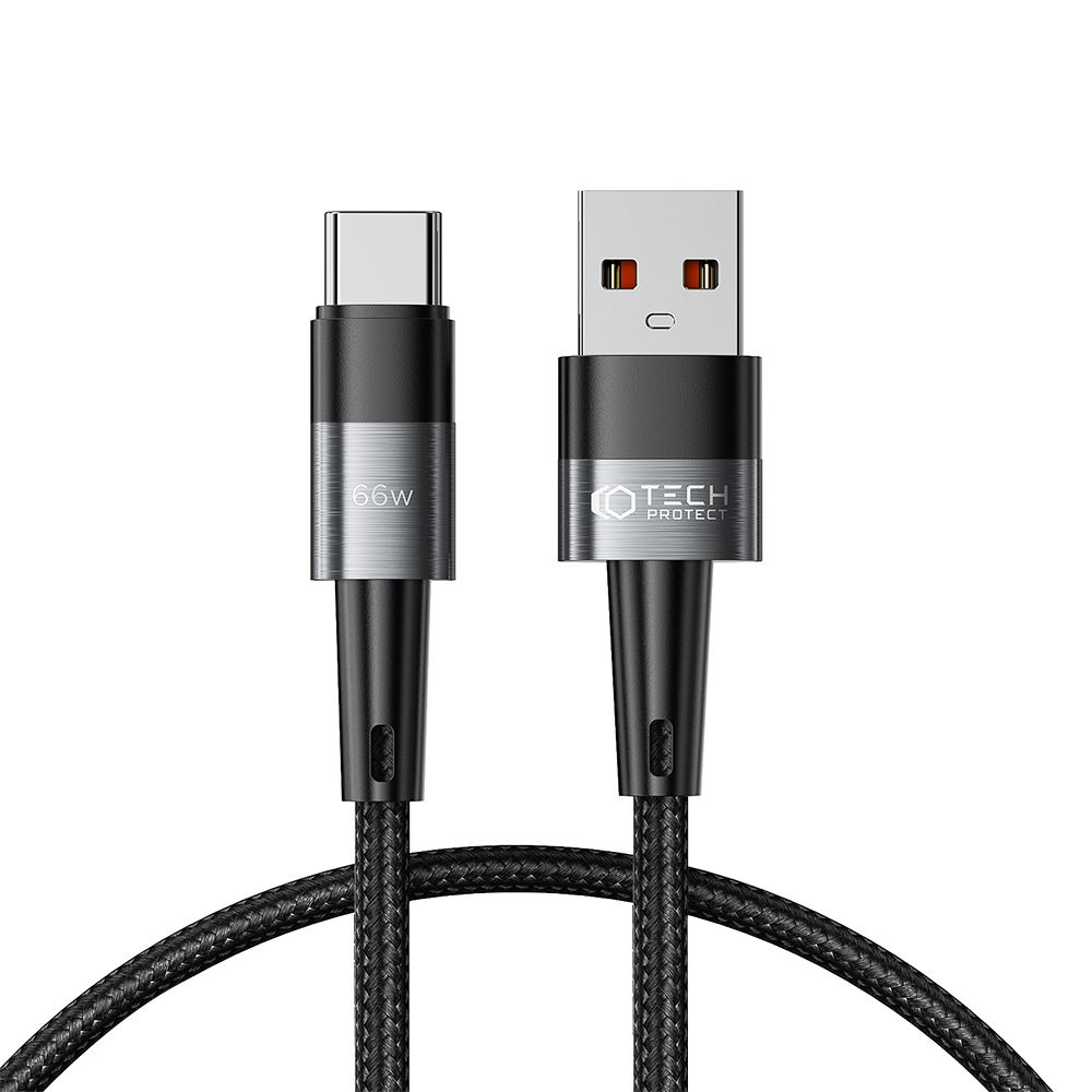 Tech-Protect Ultraboost USB - Type C kábel 66W 6A 0.5m szürke