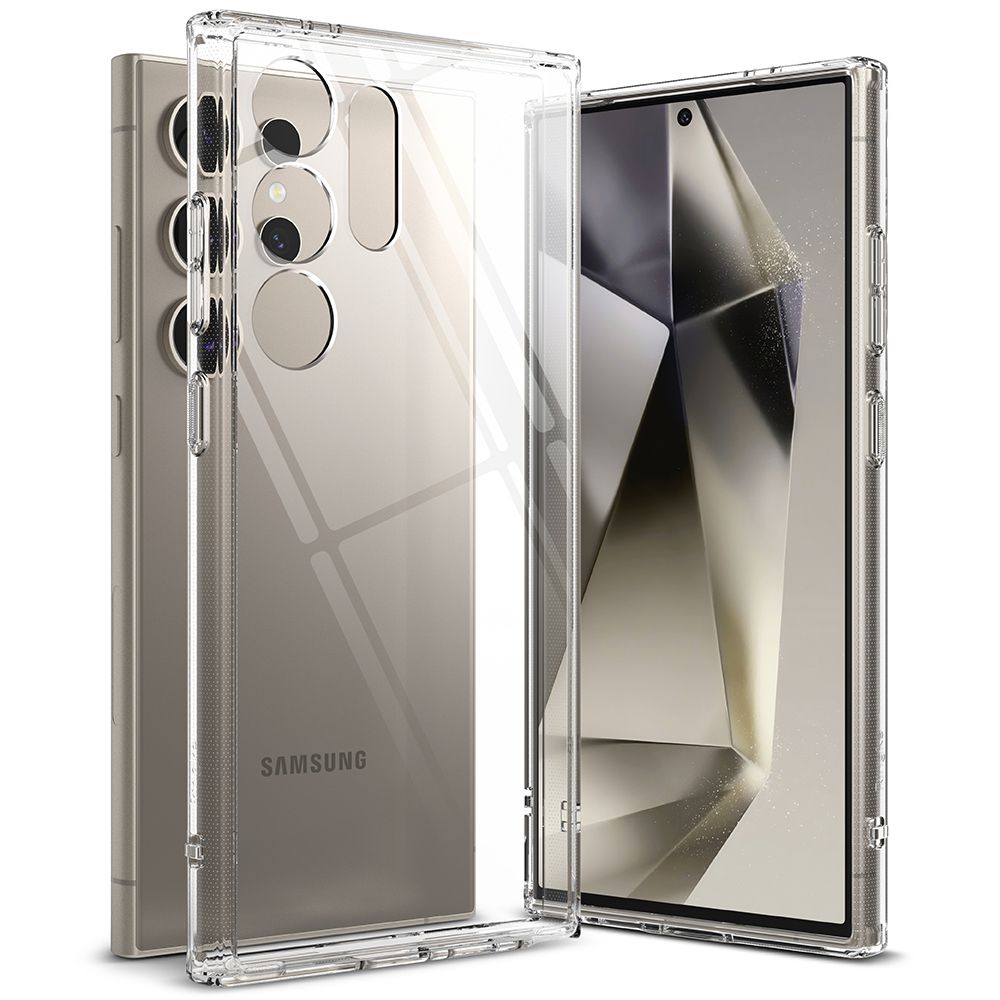 Samsung Galaxy S24 Ultra Ringke Fusion PC tok TPU kerettel átlátszó