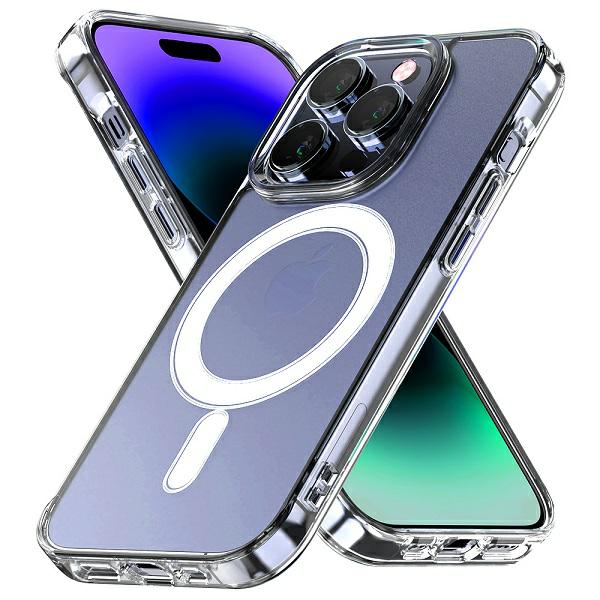 iPhone 14 Pro Max Mercury MagSafe Jelhard tok átlátszó